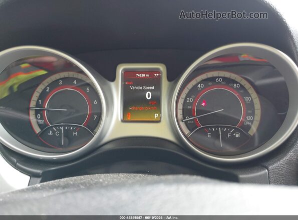 3C4PDDAG9GT135724 2016 DODGE JOURNEY Black უკანა სავარძლების ხედი