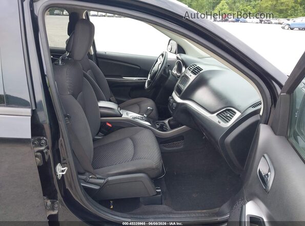 3C4PDDAGXJT390549 2018 DODGE JOURNEY Черный Вид салона спереди