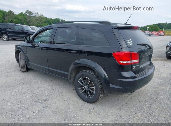 3C4PDDAGXJT390549 2018 DODGE JOURNEY Черный Задняя левая четверть