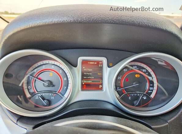 3C4PDDBG0GT150210 2016 DODGE JOURNEY Gray Вид щитка приладів