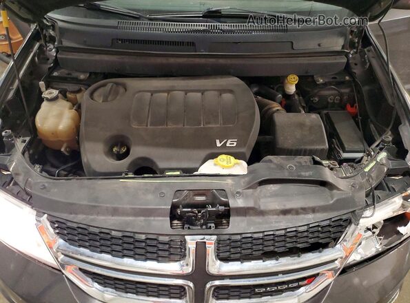 3C4PDDBG0HT608376 2017 DODGE JOURNEY Charcoal ძრავის განყოფილების ხედი