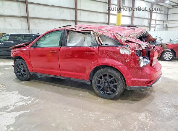 3C4PDDBG4KT720590 2019 DODGE JOURNEY Красный Задняя левая четверть