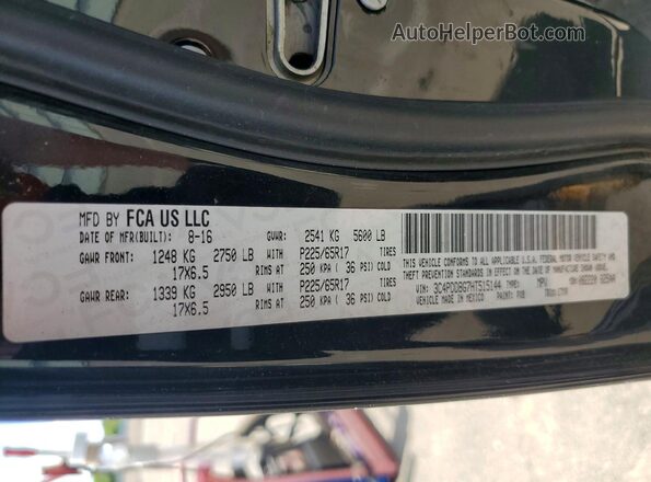 3C4PDDBG7HT515144 2017 DODGE JOURNEY Black 