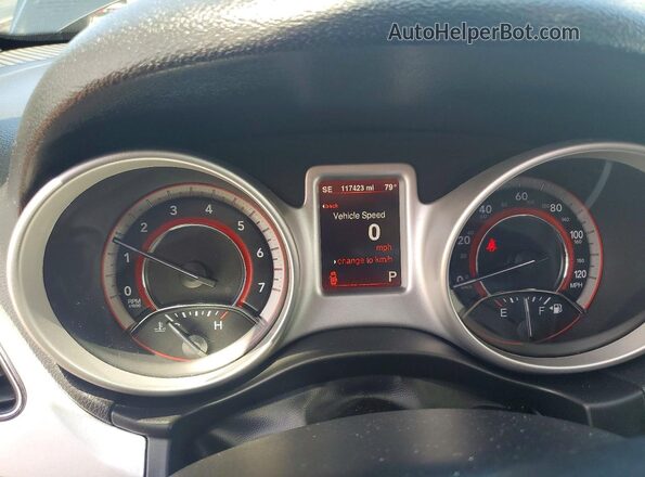 3C4PDDEG1GT163799 2016 DODGE JOURNEY Black Vista del cuadro de instrumentos