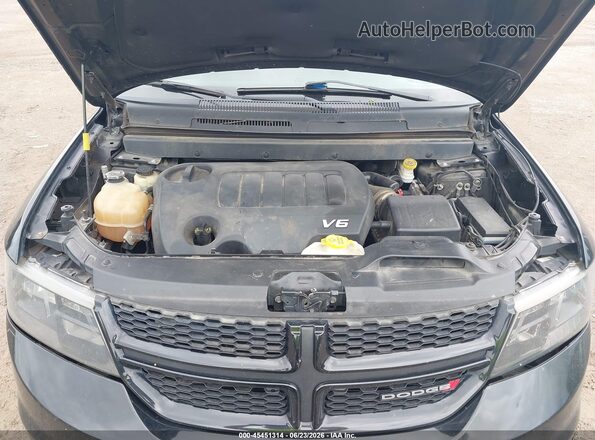 3C4PDDEG1KT784677 2019 DODGE JOURNEY Черный Вид сзади