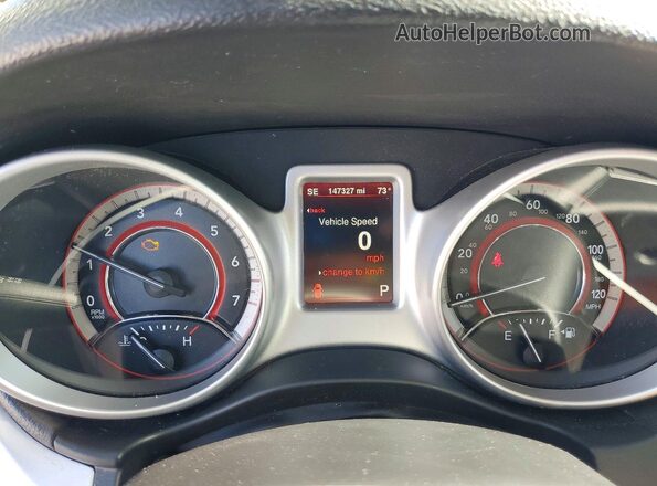 3C4PDDEG2GT213237 2016 DODGE JOURNEY Silver Instrument cluster view