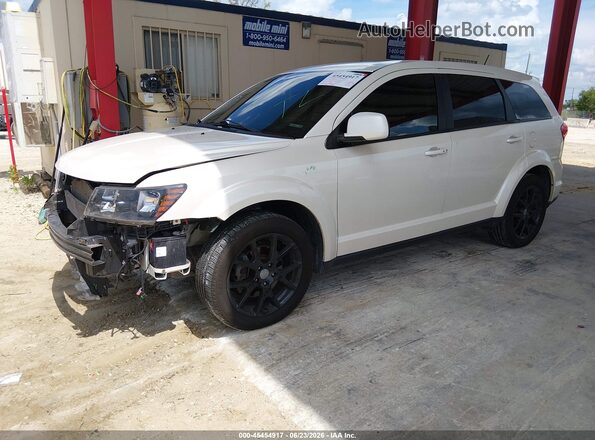 3C4PDDEG3HT610229 2017 DODGE JOURNEY White Առջևի ձախ երեք քառորդ տեսարան