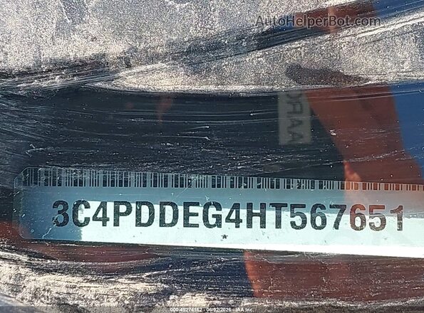 3C4PDDEG4HT567651 2017 DODGE JOURNEY White Շարժիչի բաժամունքի տեսք