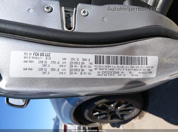 3C4PDDEG5KT859428 2019 DODGE JOURNEY Gray 