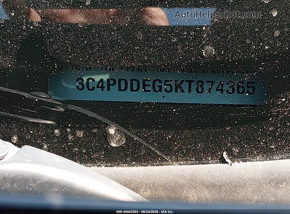 3C4PDDEG5KT874365 2019 DODGE JOURNEY Blue Widok komory silnika
