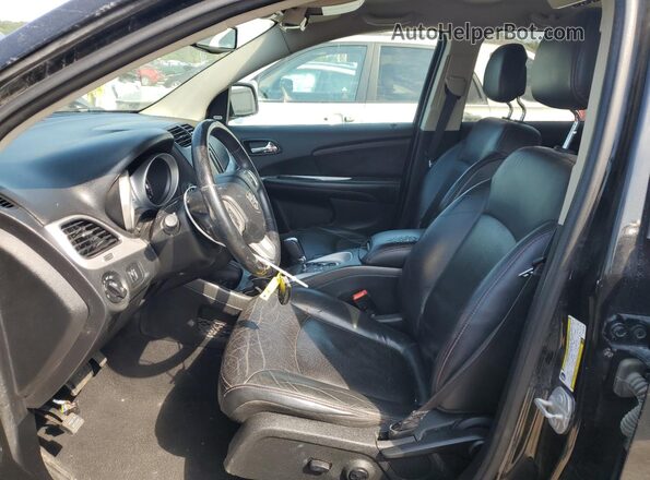 3C4PDDEG7HT584296 2017 DODGE JOURNEY Black Вид салону спереду