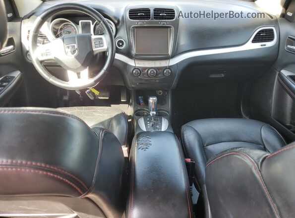 3C4PDDEG7HT584296 2017 DODGE JOURNEY Black Вид панелі приладів