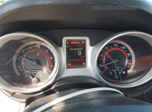 3C4PDDEG7HT584296 2017 DODGE JOURNEY Black Вид щитка приладів