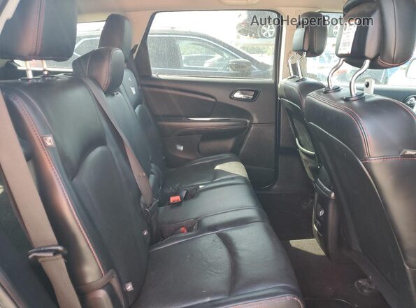 3C4PDDEG7HT584296 2017 DODGE JOURNEY Black Вид задньої частини салону
