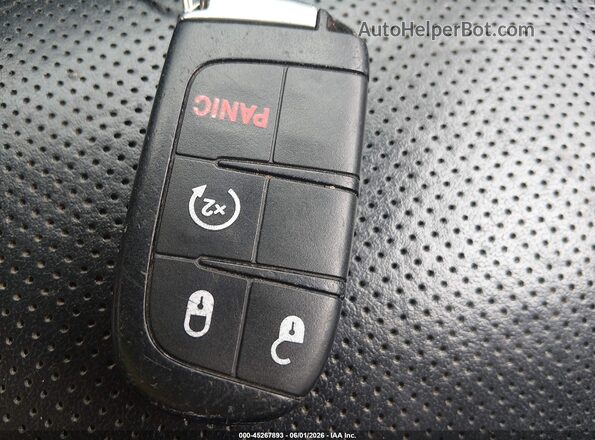 3C4PDDEG9HT583716 2017 DODGE JOURNEY Black Widok deski rozdzielczej