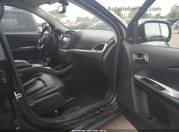 3C4PDDEG9HT583716 2017 DODGE JOURNEY Black Widok wnętrza z przodu