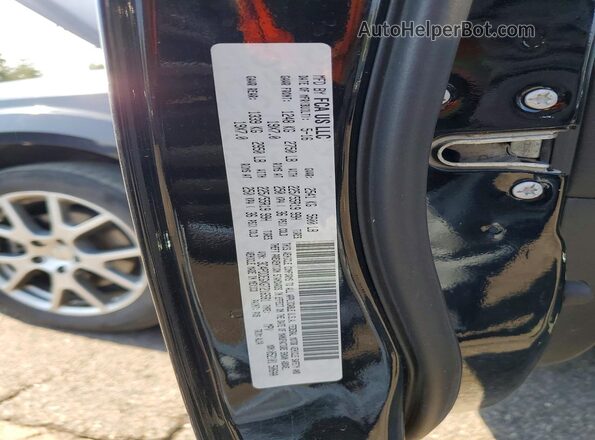 3C4PDDEGXGT216581 2016 DODGE JOURNEY Black VIN კოდის სტიკერის ხედი