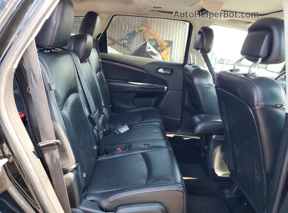 3C4PDDEGXGT216581 2016 DODGE JOURNEY Black უკანა სავარძლების ხედი