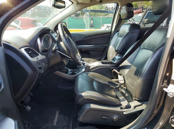 3C4PDDEGXGT216581 2016 DODGE JOURNEY Black წინა სალონის ხედი