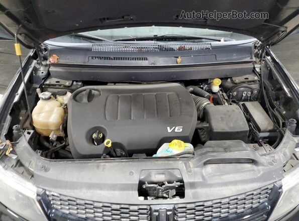 3C4PDDGG2GT150489 2016 DODGE JOURNEY Black Widok komory silnika