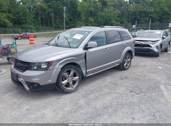3C4PDDGG4HT557666 2017 DODGE JOURNEY Gray წინა მარცხენა ხედი სამი მეოთხედიდან