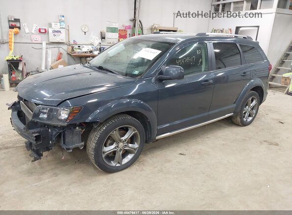 3C4PDDGG6HT567745 2017 DODGE JOURNEY Gray Front left