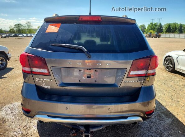 3C4PDDGG6HT616524 2017 DODGE JOURNEY Gray Вид ззаду