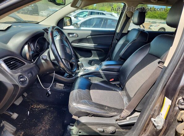 3C4PDDGG6HT616524 2017 DODGE JOURNEY Gray Вид салону спереду