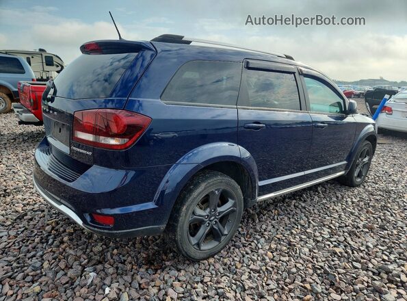 3C4PDDGG7JT505650 2018 DODGE JOURNEY Blue Trasero derecho