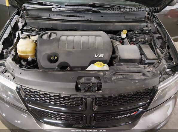 3C4PDDGG8HT574552 2017 DODGE JOURNEY Gray Вид ззаду