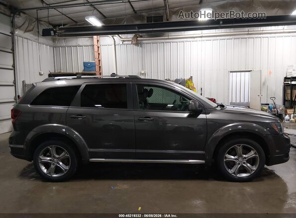 3C4PDDGG8HT574552 2017 DODGE JOURNEY Gray Вид задньої частини салону
