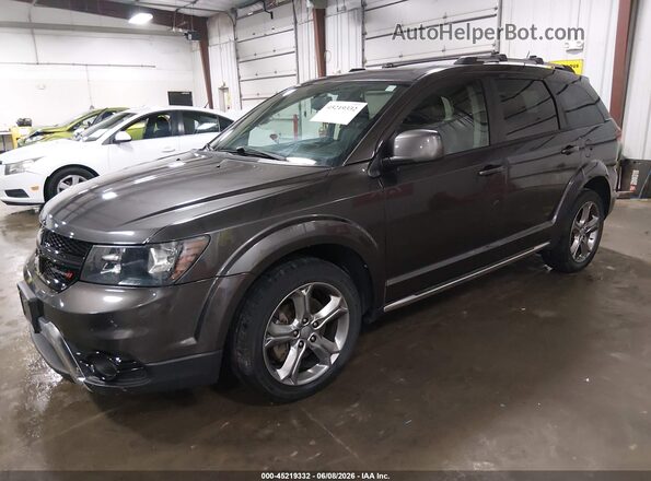 3C4PDDGG8HT574552 2017 DODGE JOURNEY Gray Передня ліва чверть