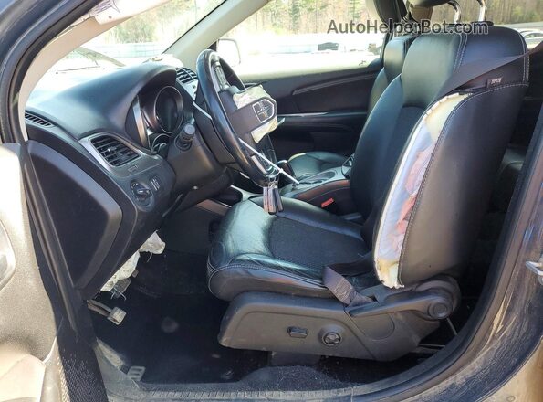 3C4PDDGG8JT491760 2018 DODGE JOURNEY Gray წინა სალონის ხედი