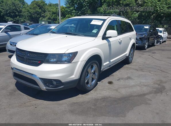 3C4PDDGG9GT160940 2016 DODGE JOURNEY White Առջևի ձախ երեք քառորդ տեսարան