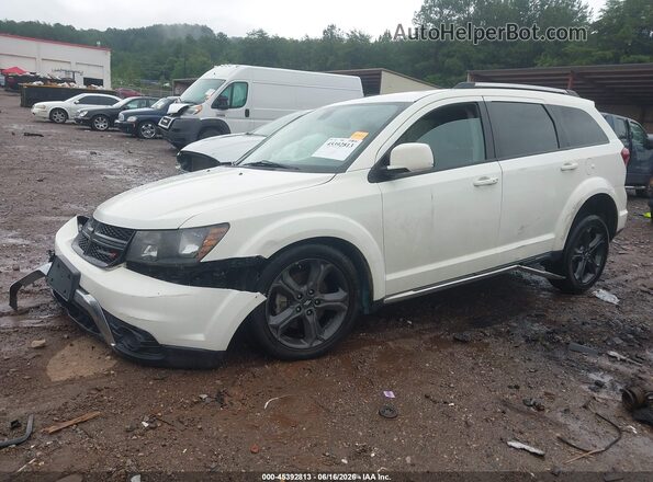 3C4PDDGG9JT514818 2018 DODGE JOURNEY White Front left