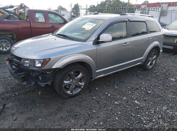 3C4PDDGGXHT584242 2017 DODGE JOURNEY Silver წინა მარცხენა ხედი სამი მეოთხედიდან