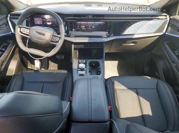 3C4RJNCK2ST582199 2025 JEEP WAGONEER Черный Вид панели приборов