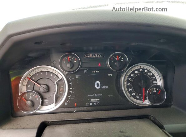 3C63R3DJ2JG249346 2018 RAM 3500 Белый Вид щитка приборов