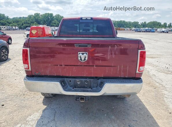 3C63R3EL9GG215803 2016 RAM 3500 Maroon უკანა ხედი