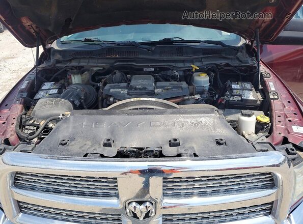 3C63R3EL9GG215803 2016 RAM 3500 Maroon ძრავის განყოფილების ხედი