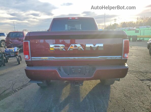 3C63R3FLXGG264121 2016 RAM 3500 Burgundy Rear view
