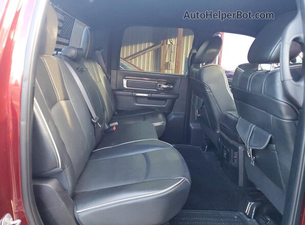 3C63R3FLXGG264121 2016 RAM 3500 Burgundy Rear seats view