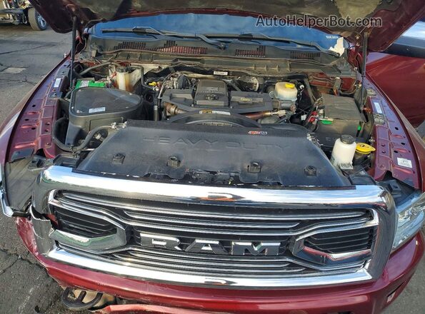 3C63R3FLXGG264121 2016 RAM 3500 Burgundy Rear interior view