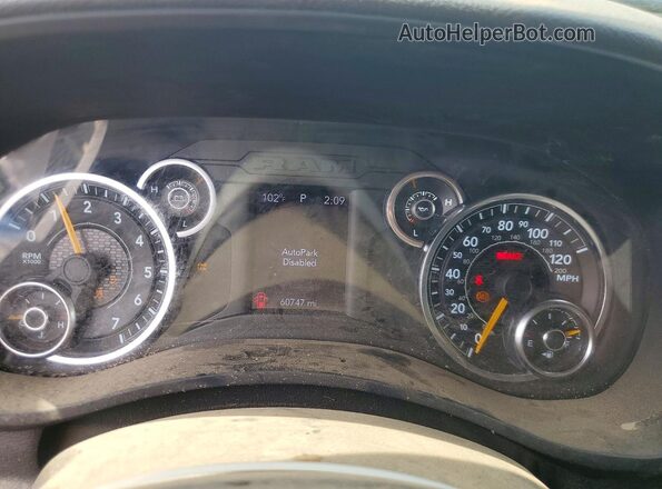 3C63R3GJ6NG175592 2022 RAM 3500 Белый Вид щитка приборов
