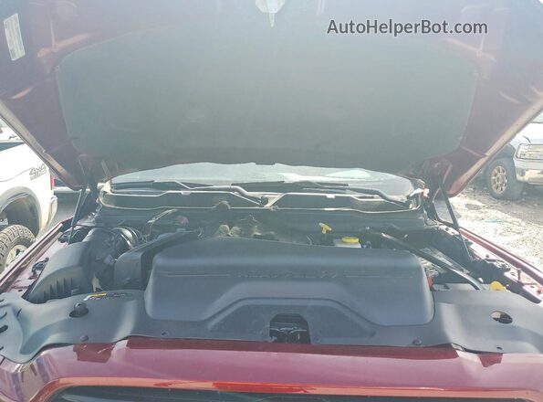 3C63R3ML2NG357618 2022 RAM 3500 Red Rear interior view