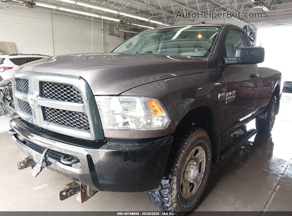 3C6LR5AT0JG363587 2018 RAM 2500 Brown Передня ліва чверть
