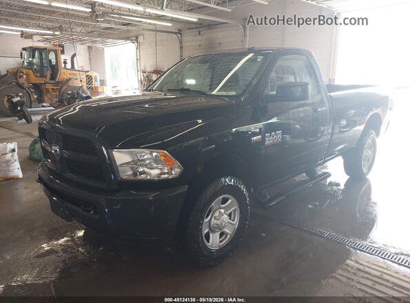 3C6LR5AT9JG343659 2018 RAM 2500 Black Przód lewy