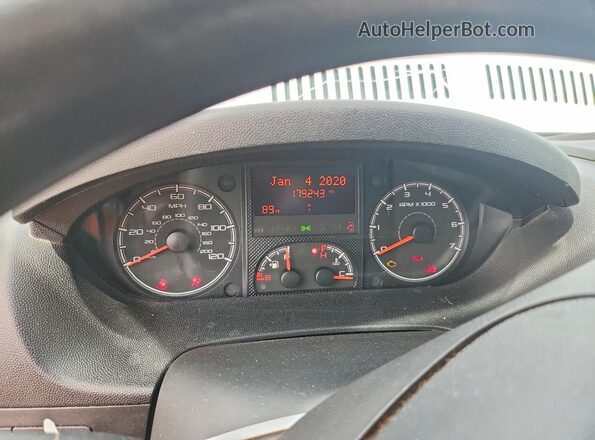 3C6LRVBG5ME584197 2021 RAM PROMASTER White ხელსაწყოთა პანელის ხედი