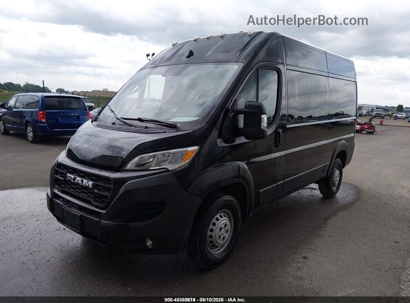 3C6LRVCG0RE146290 2024 RAM PROMASTER 2500 Black Առջևի ձախ երեք քառորդ տեսարան