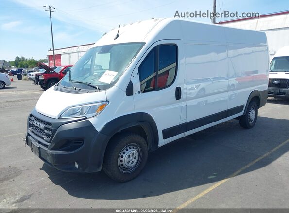 3C6LRVDG0SE513385 2025 RAM PROMASTER 2500 White Առջևի ձախ երեք քառորդ տեսարան